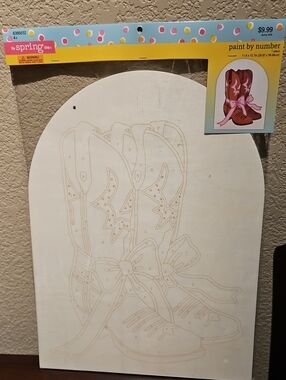 Paint By Numbers - Cowboy Boots